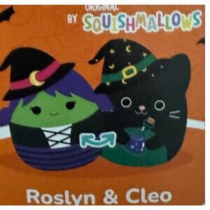 Squishmallows Flipamallows 8"
Roslyn the Witch & Cleo the Cat New Reversible